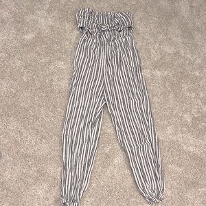 Aerie strapless jumpsuit